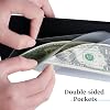 Banknoten-Sammelalbum mit 40 Fächern – 20 Blatt durchsichtiger Währungshalter World Money Storage Book Collection Supplies für Trading Cards Stamps Tickets Bills Black AN04BK #3