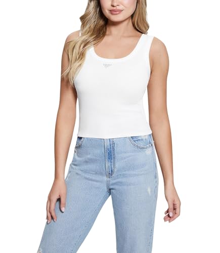 Top Guess Triangle Bling en maille premium pour femme exigeante
