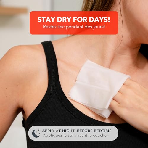 SweatBlock Maximum Strength Antiperspirant Sweat Wipes - For Excessive Sweat Protection - Extra Large - Up to 7 day protection per use - 10 Count - Unisex