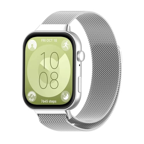 [Hinnwer] �o���h Huawei Watch Fit 5 Pro/Fit 5 / Huawei Watch Fit 4 Pro/Fit 4 / Fit 3 �Ή� �X�}�[�g�E�H�b�` �o���h �X�e�����X�� ���� ���C ���v�x���g ���߉\ �ʋC�� �}�O