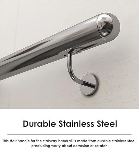 Rambarde d'escalier 200 kg support de sécurité en inox robuste