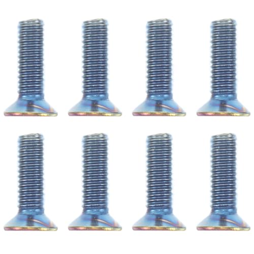 SEWOART �J�[���[�X�����X�e�A�����O�z�C�[���p�Œ�{���g 8�� �t���b�g�w�b�h�Ɗی^�w�b�h �l�W �����ԃC���e���A�A�N�Z�T���[ ����������