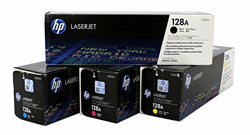Toner jaune 128A cartouche authentique laser pour impression de documents