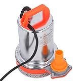 FLEXMAN Bomba Sumergible DC12V 220W, Caudal de 3~6M³/H Bomba de Acero Inoxidable de Elevación de 6~10M con Puerto de Salida 1/1.5/2 Pulgadas para Estanque Piscina Barco Acuicultura