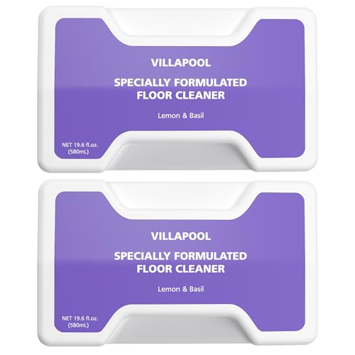 VILLAPOOL Floor Cleaning Solution Compatible with NARWAL Freo Z Ultra/Freo Z10 /Freo Z10 Ultra Robot Vacuum and Mop Multi-Surface Detergent Cleaner 580mL(19.6Fl Oz) 2 Pack