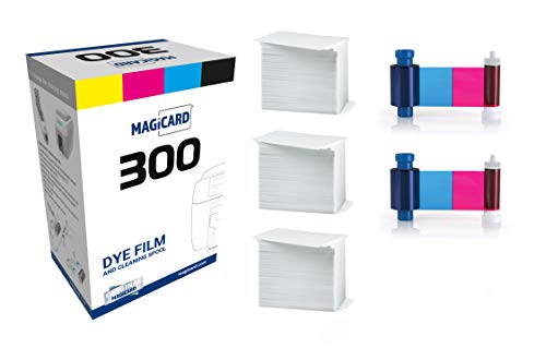 Ruban MC300YMCKO Magicard 300 Bodno contre la décoloration des badges CR80
