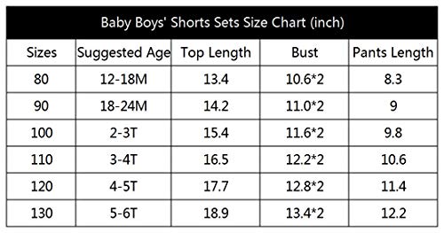 Image of CIYCUIT Toddler Baby Boys Shorts Set Short Sleeve Button Down Shirt + Shorts Pants 2 Pieces Summer Print Clothes Outfits