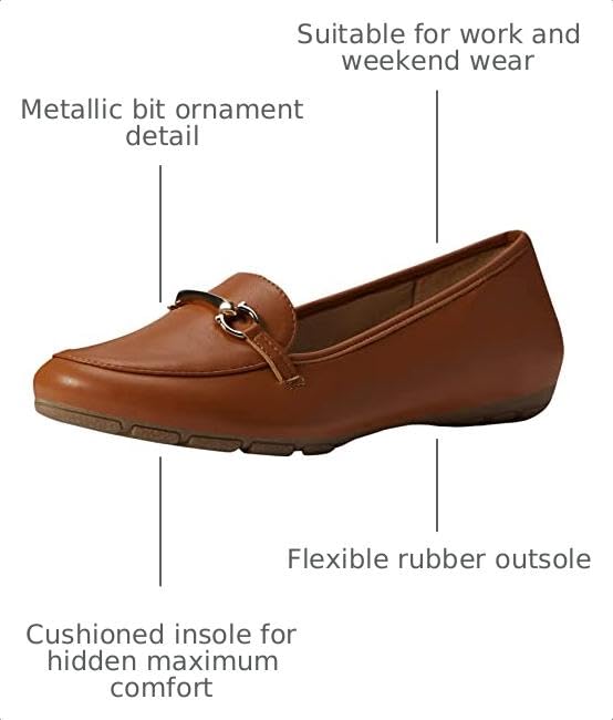 Image of CLIFFS BY WHITE MOUNTAIN Women's Glowing Cushioned Loafer Flat