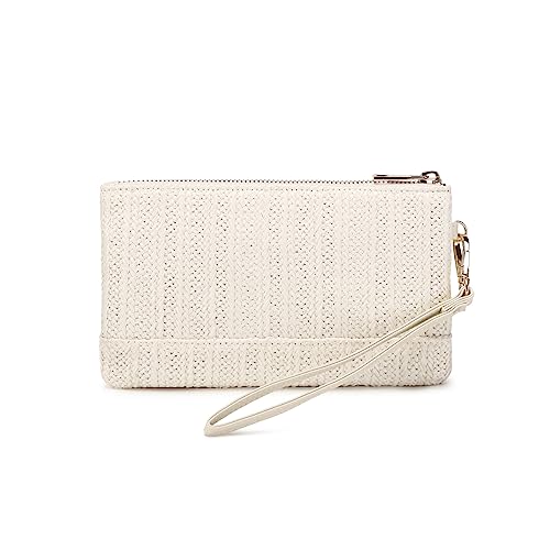 Image of Straw Clutch Purse for Beach Summer Vacation Bag Woven Handbag for Women