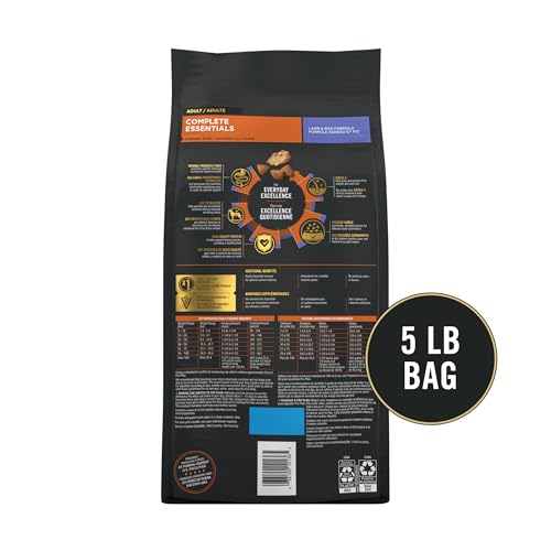 Image of Purina Pro Plan Complete Essentials Shredded Blend Lamb and Rice High Protein Dog Food with Probiotics for Dogs - 5 lb. Bag