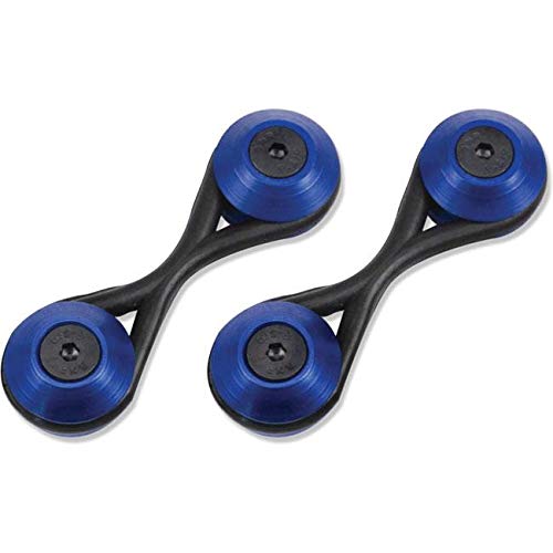 Anilha de Parachoque Trava Decorativo Azul Tdp12