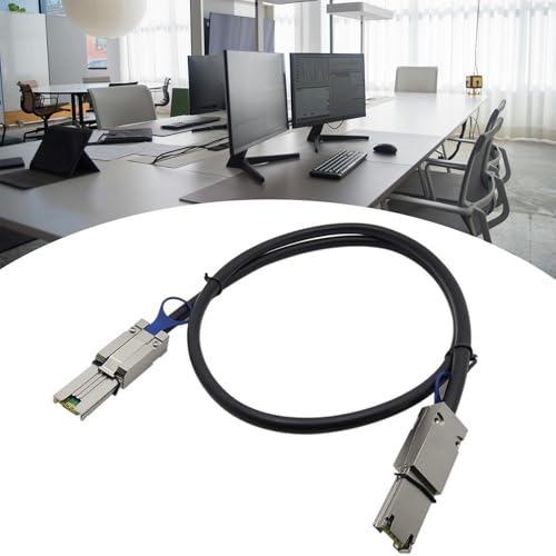 Câble blindé SFF-8088 SAS 2.0 externe avec loquets pour transfert de données Raid 6 Gbps - 6