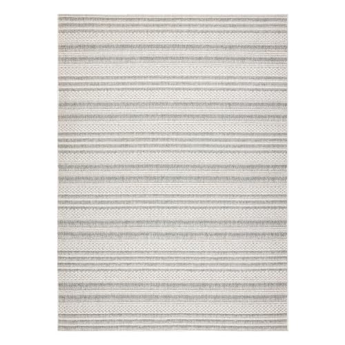 Tapis extérieur et intérieur gris résistant pour sol facile à laver - 4