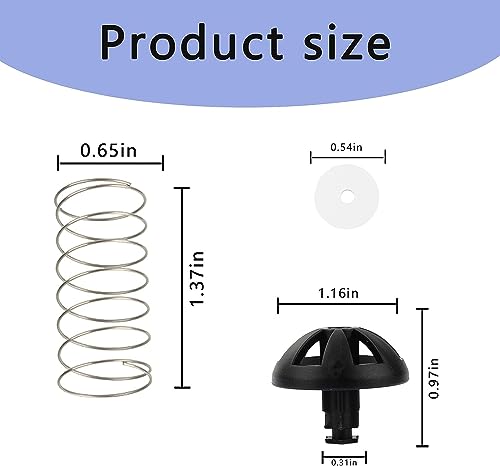 Image of 5 Pack Coffee Machine Brew Basket Bottom Spring Loaded Stopper Kits