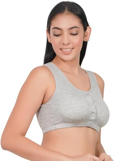 Zylum Women's Cotton Full Cup Non Padded Feeding Bra/Nursing Bra/Maternity Bra