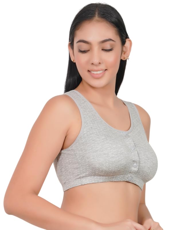 Women's Cotton Full Cup Non Padded Feeding Bra/Nursing Bra/Maternity Bra-image-27
