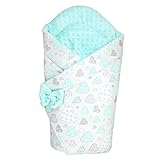 Manta envolvente para bebés acolchado con maravillosos diseños y preciosos colores. ¡La opción perfecta para la temporada otoño-invierno!