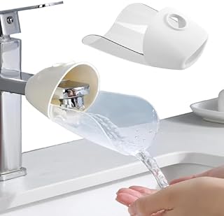 DXIA 2 Pack Baby Faucet Extender Kids, Children Sink Handle Extender, Water Tap Extender for Toddler, Hand Washing Water Nozzle Extender Kitchen Bathroom, Safe Faucet Extension Attachment