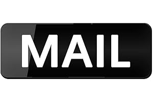 Acrylic Mailbox Alert Sign for Delivered Mail