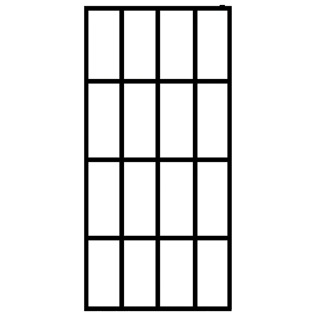 vidaXL Walkin Shower Screen Enclosure Panel Hardware Bathtubs Cabin