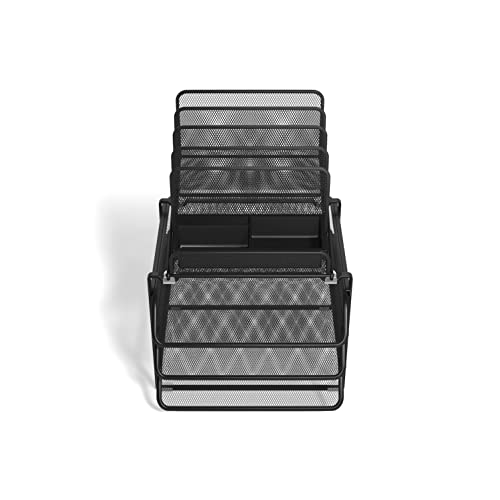 TRU RED TR57530-CC All-In-One 10 Compartment Wire Mesh Compartment Storage
