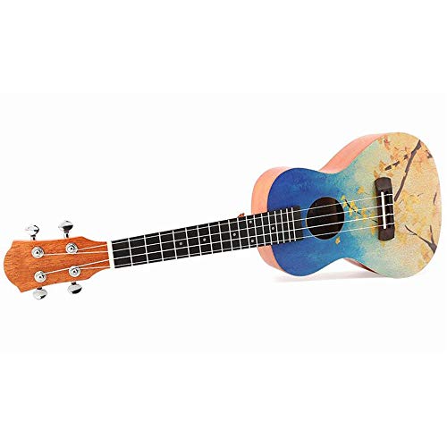 Ukulele en bois Acajou Bois Traditionnel 23 Pouces Concert Ukulélé Coloré Peinture Uke Hawaii Enfants Petite Guitare… - Les Beatles, Paul McCartney, John Lennon, RIngo Starr, George Harrison Ukulele en bois Acajou Bois Traditionnel 23 Pouces Concert Ukulélé Coloré Peinture Uke Hawaii Enfants Petite Guitare… – Image 5