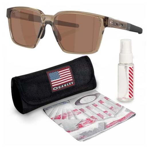 OAKLEY Óculos de sol com lente retangular Prizm da Actuator SQ OO9430 com kit oficial de óculos, Fumê marrom, 57 mm