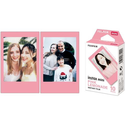 Fujifilm Instax Mini Film Variety Pack – Contact Sheet, Stone Gray, Sprinkles, Rainbow, Pink Lemonade, Mermaid Tail – (10 Sheets) – Compatible with Mini Cameras (Pink Lemonade / 10 Sheets) by Fujifilm - Image 2