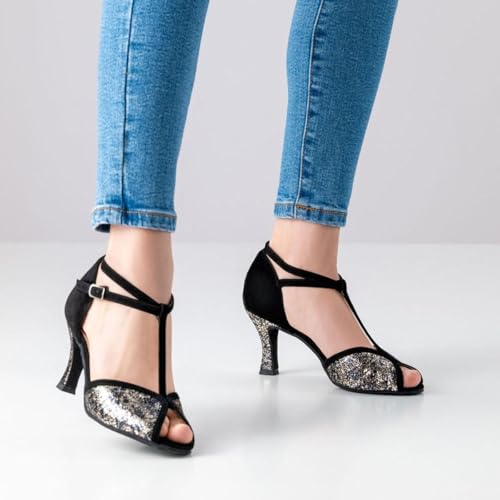 Chaussures de danse Werner Kern Isla avec talon évasé stable de 6,5 cm