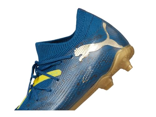 PUMA - - Junioren Future 7 Match Bna Fg/Ag Schuhe, Kolorit Sailing Blue/Marine Blue/Pelé Yellow/Grass, GröÃŸe: 33 EU