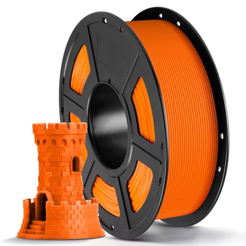 ANYCUBIC PLA Filament 1.75mm 1KG Lebendiges Orange, 3D Drucker Filament, Filament-3D-Druckmaterialien, Intelligente Identifikation 1KG Lebendiges Orange 1KG