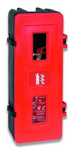 Jonesco HS70 Single Extinguisher Cabinet, 6/9 kg, Red