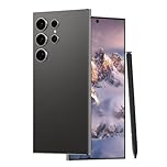 Unlocked Cell Phones C24 Ultra Smartphone Android 13 Phones 8GB+256GB/6.8" HD Screen/Dual SIM/108MP+48MP Camera/6800 mAh/Built-in Pen (Black)