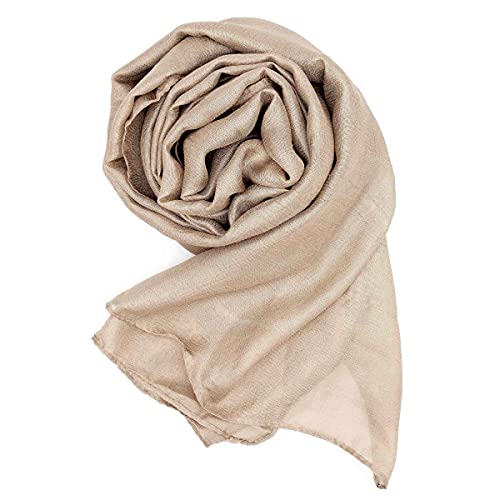 Colours & Beauty beige Schal Damen Festlich | Stola Damen Elegant |...