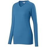 Augusta Sportswear Womens Assist Jersey, Columbia Blue, Medium