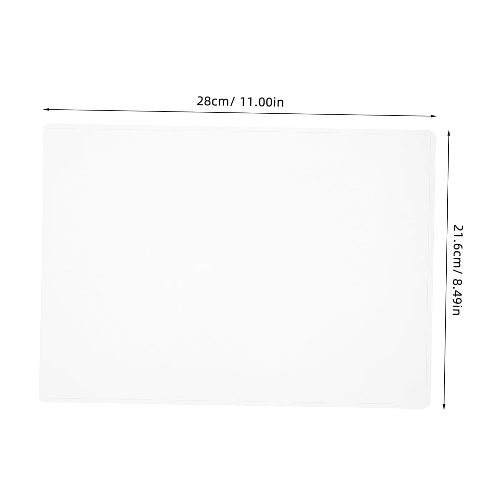 Uonlytech Supporti Per Cornici Trasparenti Da 30 Pezzi Per Album Fotografici, Menu E Poster Protezioni Per Stampe in Carta, Custodie Per Foto in Plastica Trasparente