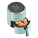 Frytownica powietrzna 5,5 l frytkownice do użytku domowego cyfrowy ekran dotykowy z 8 ustawieniami gotowania 1000W do gotowania bezolejowego cykle termiczne 360° (Color : Green, Size : 26 * 30cm)
