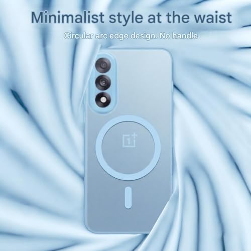 Image of DIZORO Matte Case for Oneplus Nord 5 Compatible with MagSafe, Camera Lens Full Protection, Shockproof Translucent Frosted TPU Soft Phone Cover, Anti-Fingerprint (Sierra)