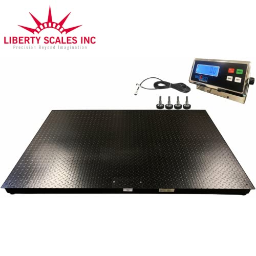 Báscula industrial Liberty Scales 60x60 pulg 10,000 lb miniatura 2