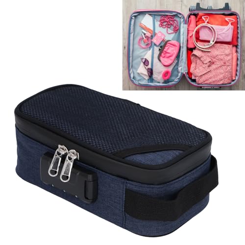 Odor Proof Pouch Organizer, Code Lock Design Smell Proof Container Portable Easy Using for Travel4