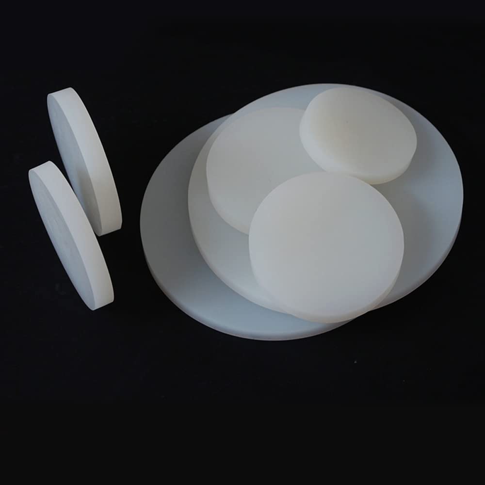 5/10 Stück Weiße Runde Silikonkautschuk-Dichtungsplatten, Durchmesser 30/40/50/60/70/80/90/100 Mm, Stärke 1/2/3 Mm/10Pcs/100Mm * 2Mm
