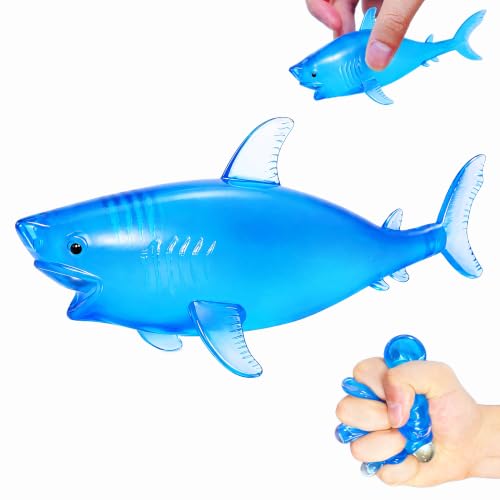 Blue Shark Squishy Ball Desk Decor & Collectible Figurines