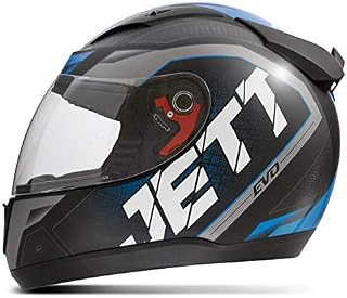 Pro Tork Capacete Jett Modelo Evo Line Brilhante Tam.56 Azul, Multicor