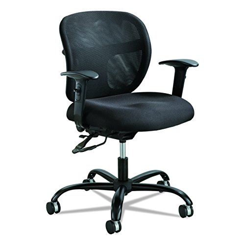 Safco Products Vue Intensive-Use Task Chair, Black, Mid-Back (3397Bl) #TOP6