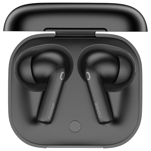 Image of Noise Air Buds 6 in-Ear Bluetooth TWS - AI Enabled Smartbuds, ANC (up to 32db), Personalised App, in-Ear Detection, Voice Control, Google Fast Pair, BT v5.3(Charcoal Black)