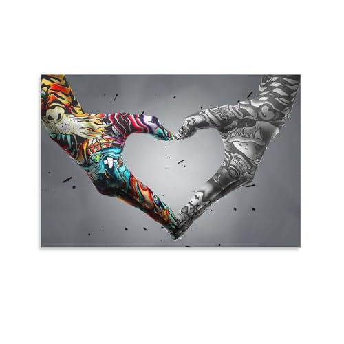 oNV[A[gpl Banksy |X^[ ڕ `pW[A[g CIۉ|X^[6  G LoX ǃA[g rO[ Q  pl08x12inch(20x30cm)