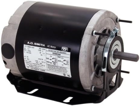 A.O. Smith RB2034 1/3 hp, 1725 RPM, 115 volts, 48 Frame, ODP, Ball Bearing Belt Drive Blower Motor