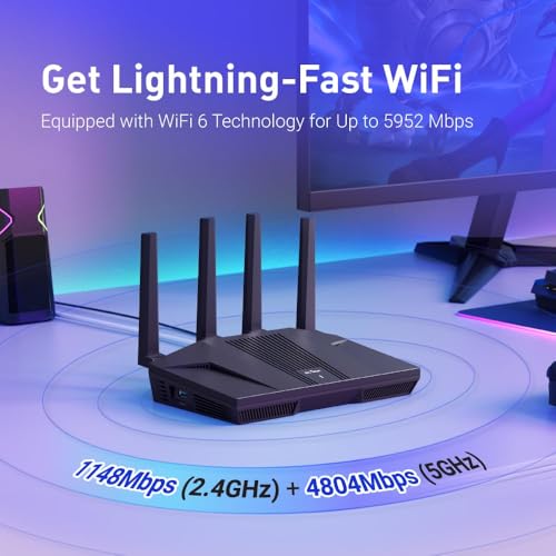 Image of GL.iNet GL-X2000(Spitz Plus) Cellular Gateway 4G LTE Router for Home & GL-MT6000(Flint 2) WiFi 6 Router with Wide Coverage, High-Speed Gaming Router
