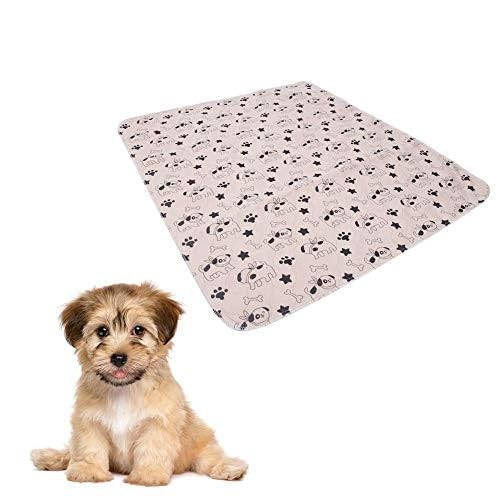 Almohadilla para orinar de perro impermeable de 3 tamaños almohadillas absorbentes para el parto alfombrilla antideslizante para orina de cachorro para entrenamiento de perros viaje parto(80*90cm)