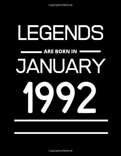 LEGENDS are born in January 1992: 2020 Daily Diary: One page per day with month tabs, one year 366 day fully line and dated journal. The Homemaker's Friend. Jan 1, 2020 to Dec 31, 2020